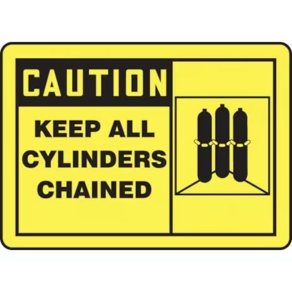 Accuform OSHA CAUTION SAFETY SIGN KEEP ALL MCPG601XP MCPG601XP - main